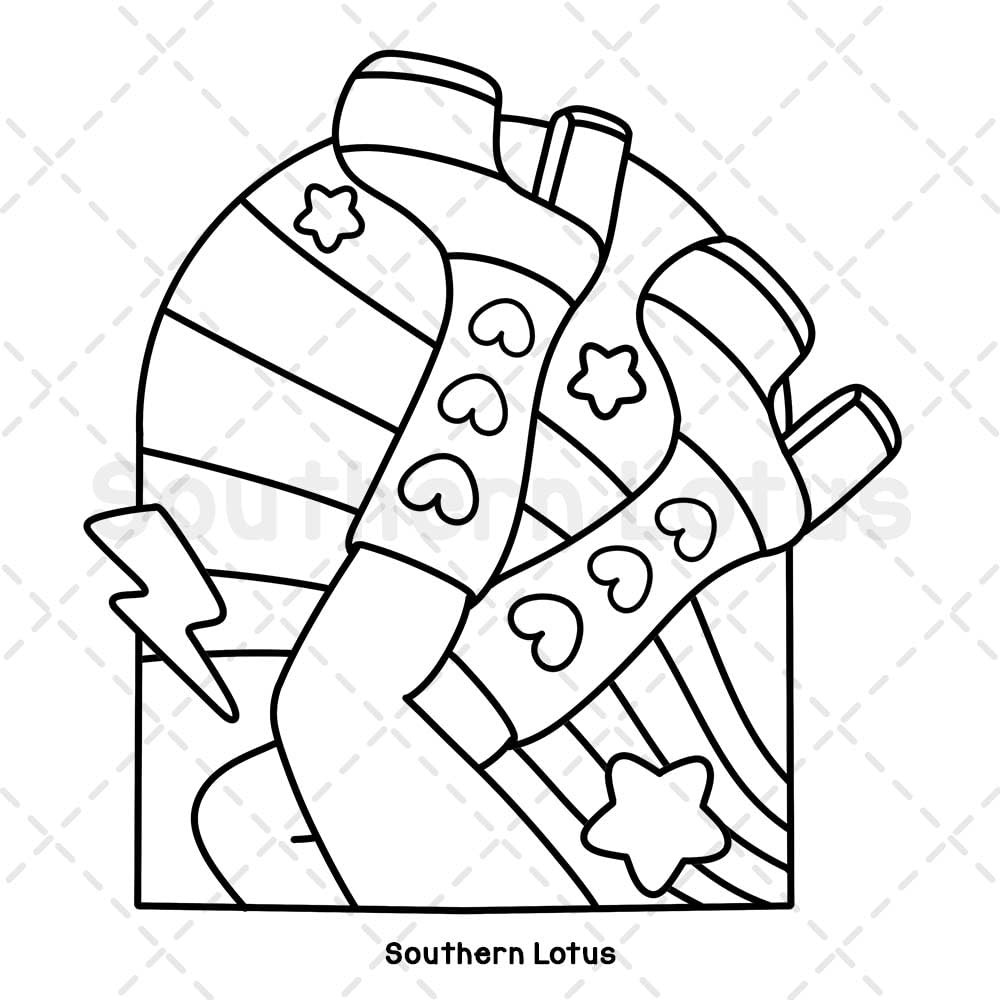 Minimal Art Coloring Book, Southern Lotus - Imagem 3