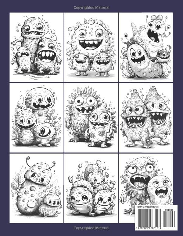 Monster Cuties Coloring Book, Ava Browne - Imagem 2