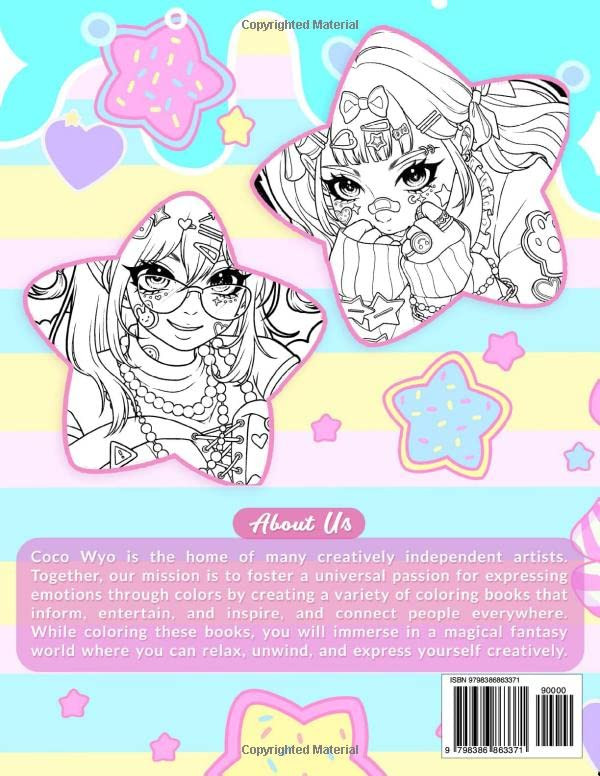 Decora Girls Coloring Book, Coco Wyo - Imagem 2
