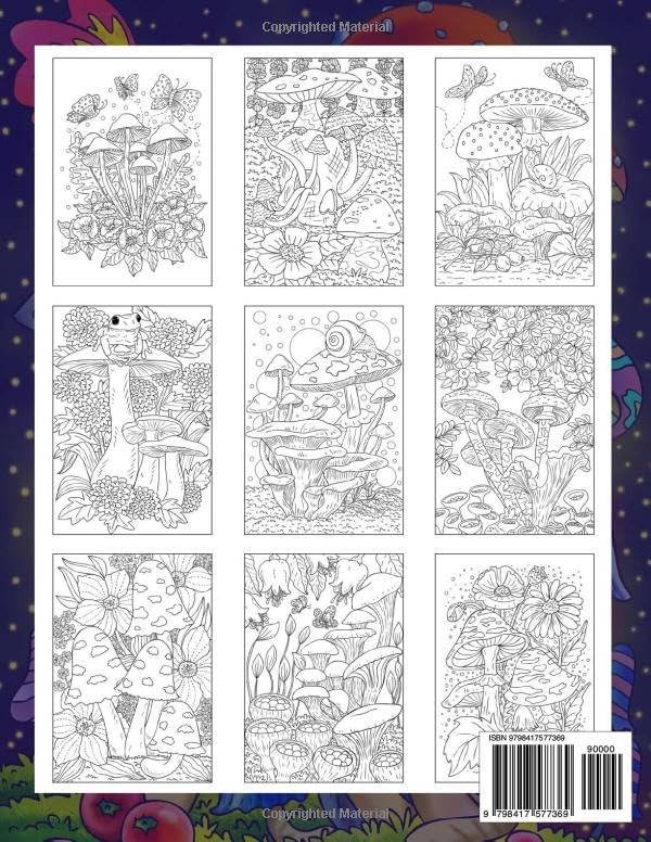 Mushrooms Coloring Book, Ava Browne - Imagem 2