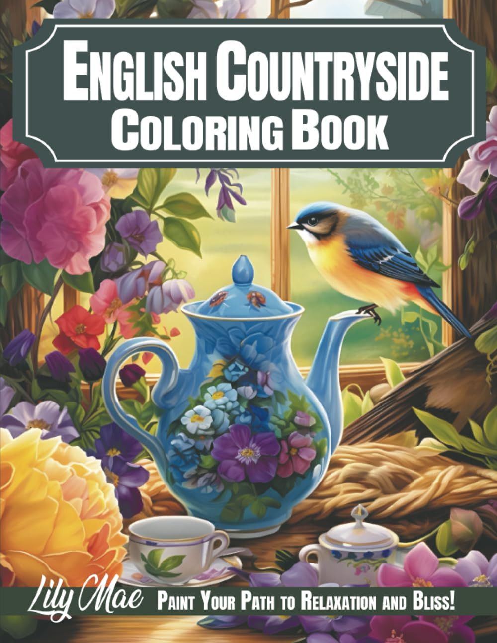 English Countryside Coloring Book, Lily Mae