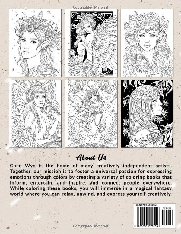 Beauties in Fairyland Coloring Book, Coco Wyo - Imagem 2