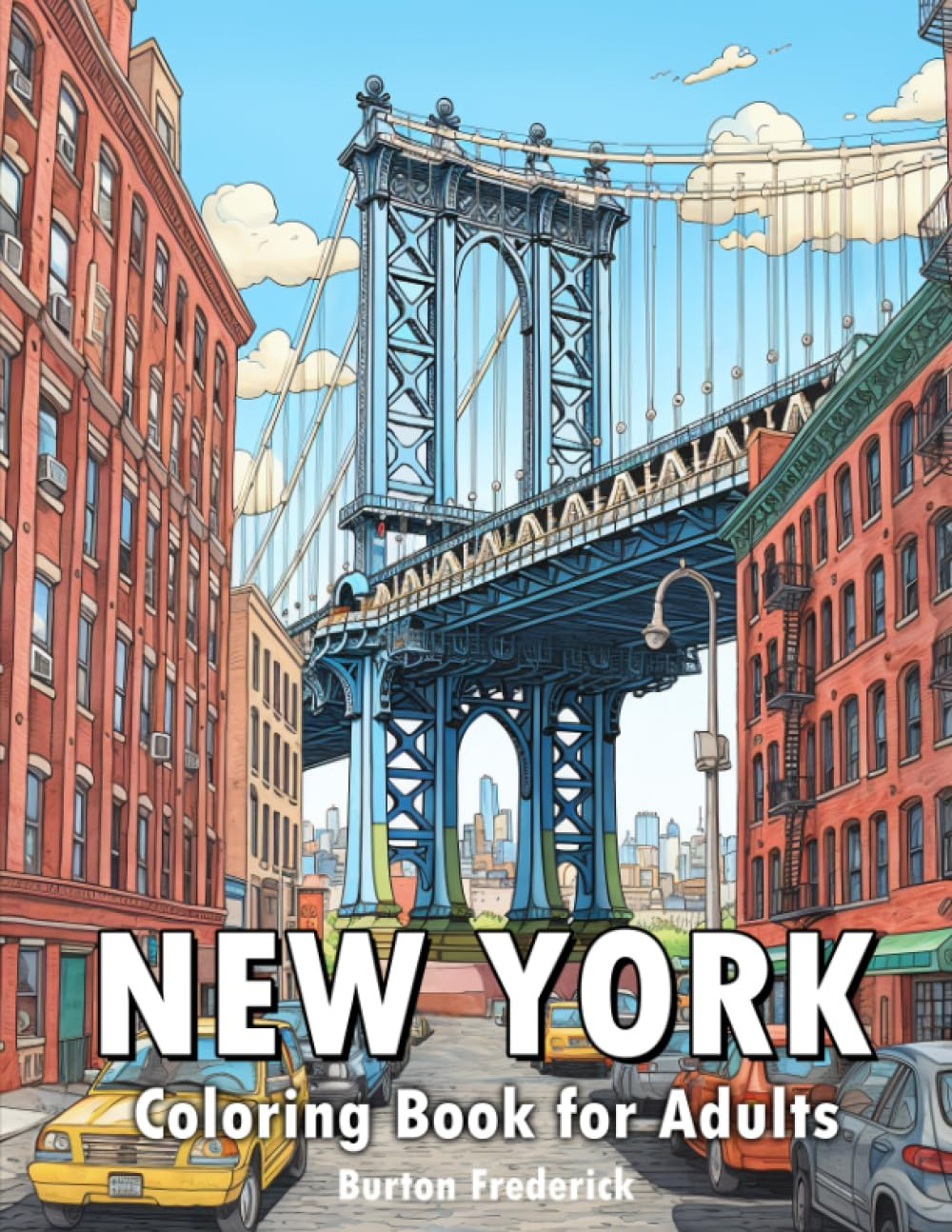 New York Coloring Book, Burton Frederick