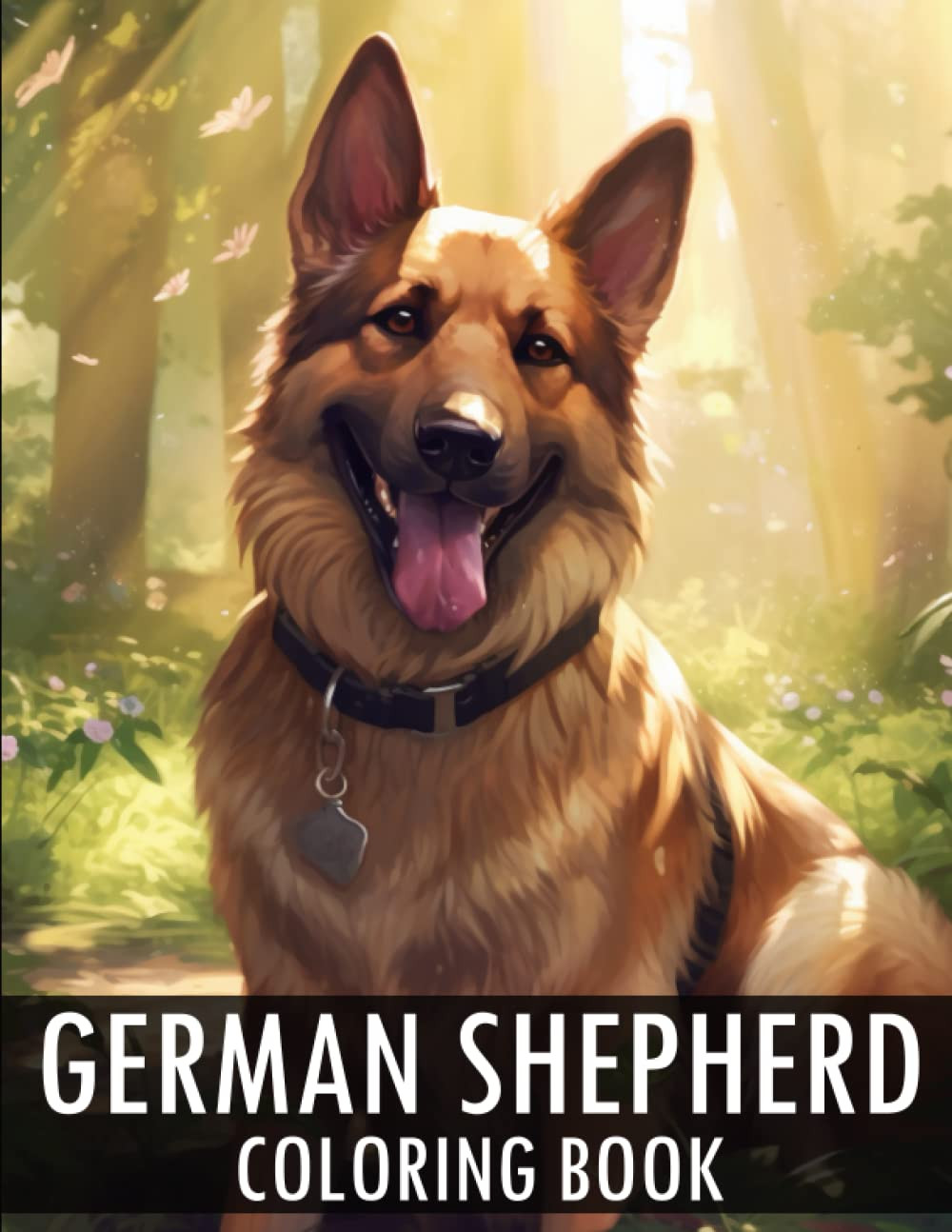 German Shepherd Coloring Book, Tony Clark