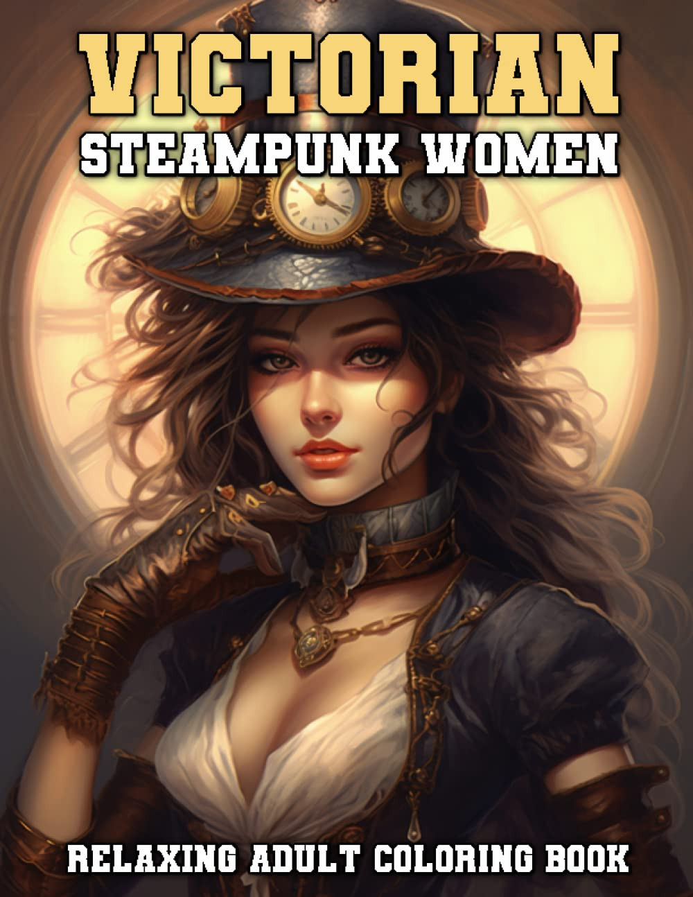 Victorian Steampunk Women Coloring Book, Tony Clark