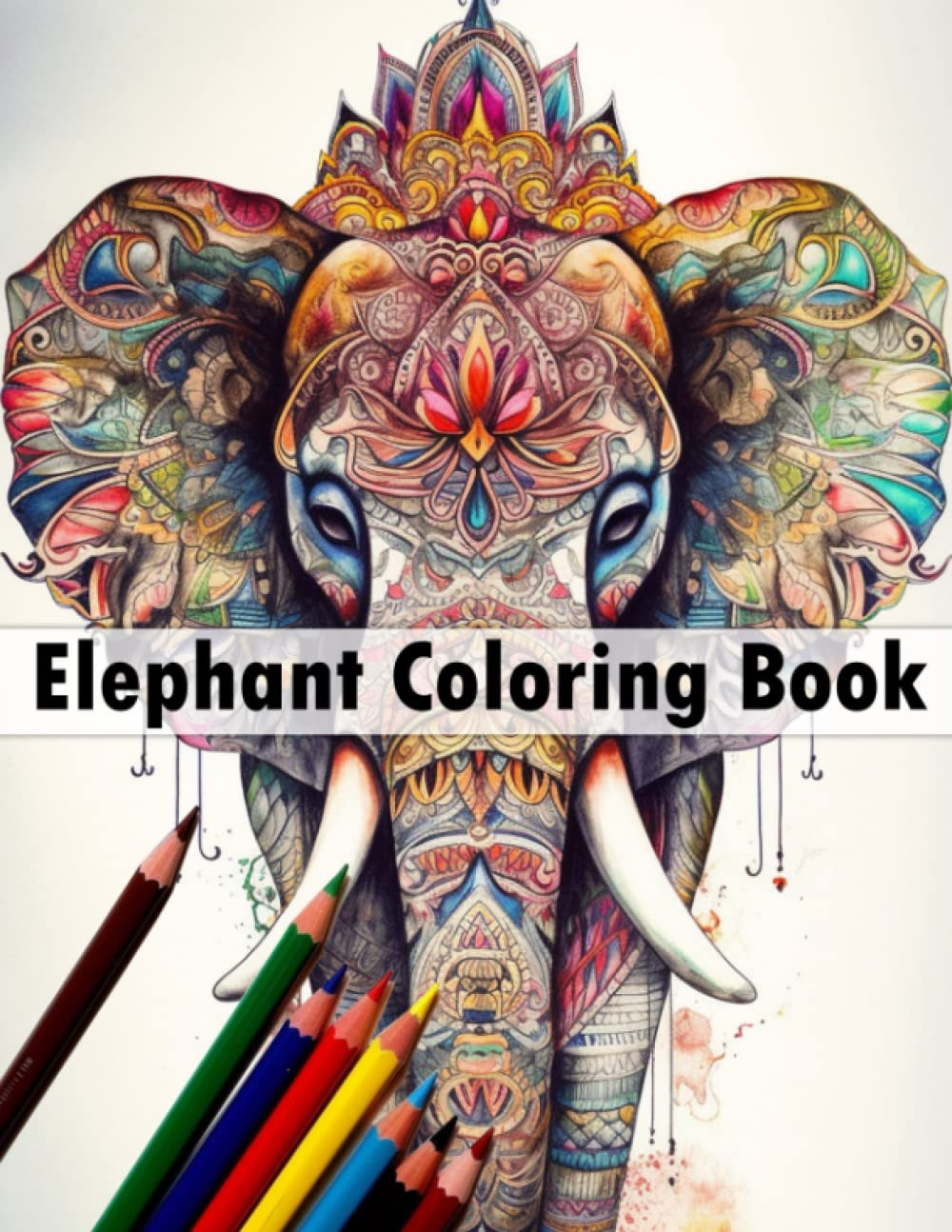 Elephants Coloring Book, Lera Lisa