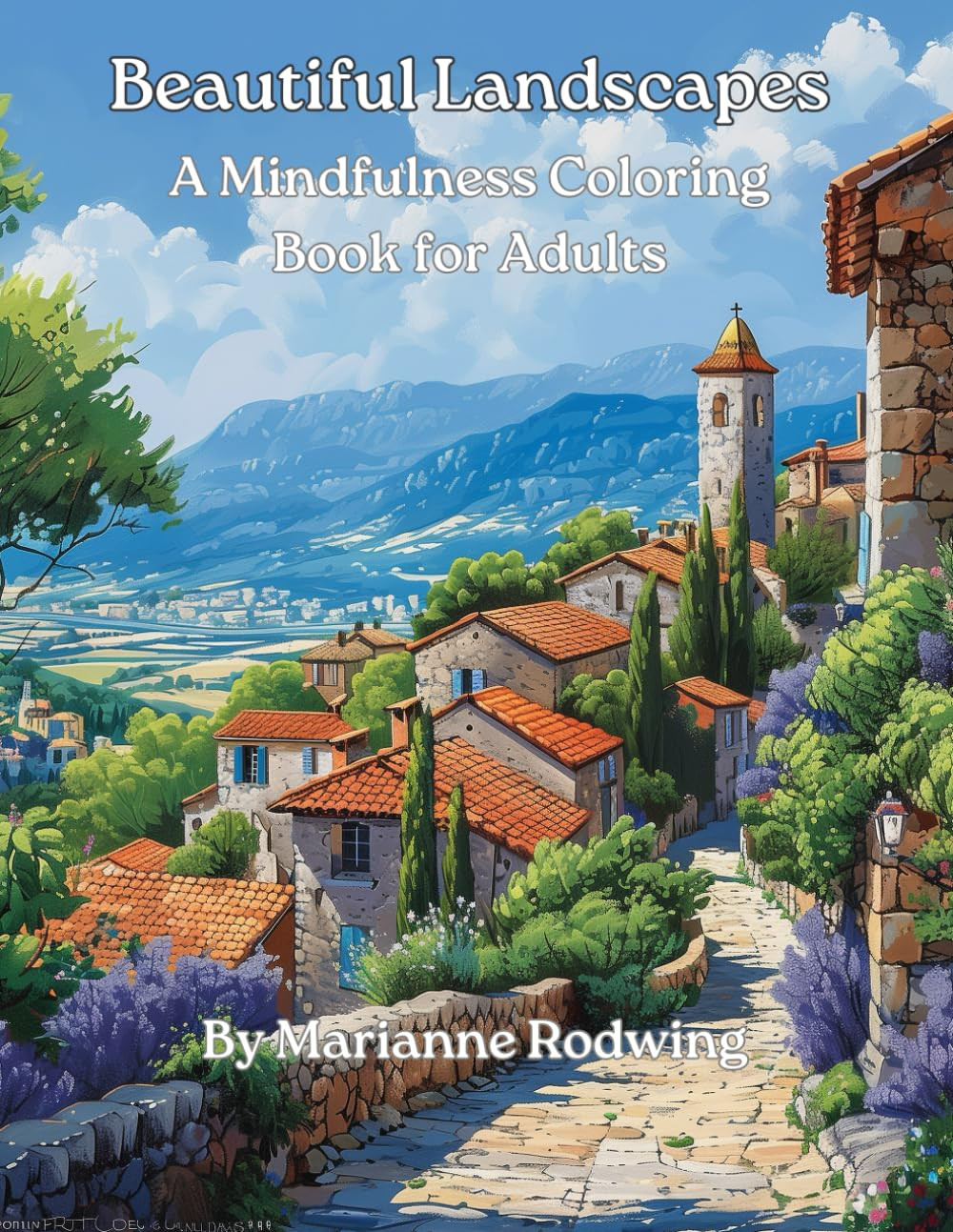 Beautiful Landscapes Coloring Book, Marianne Rodwing