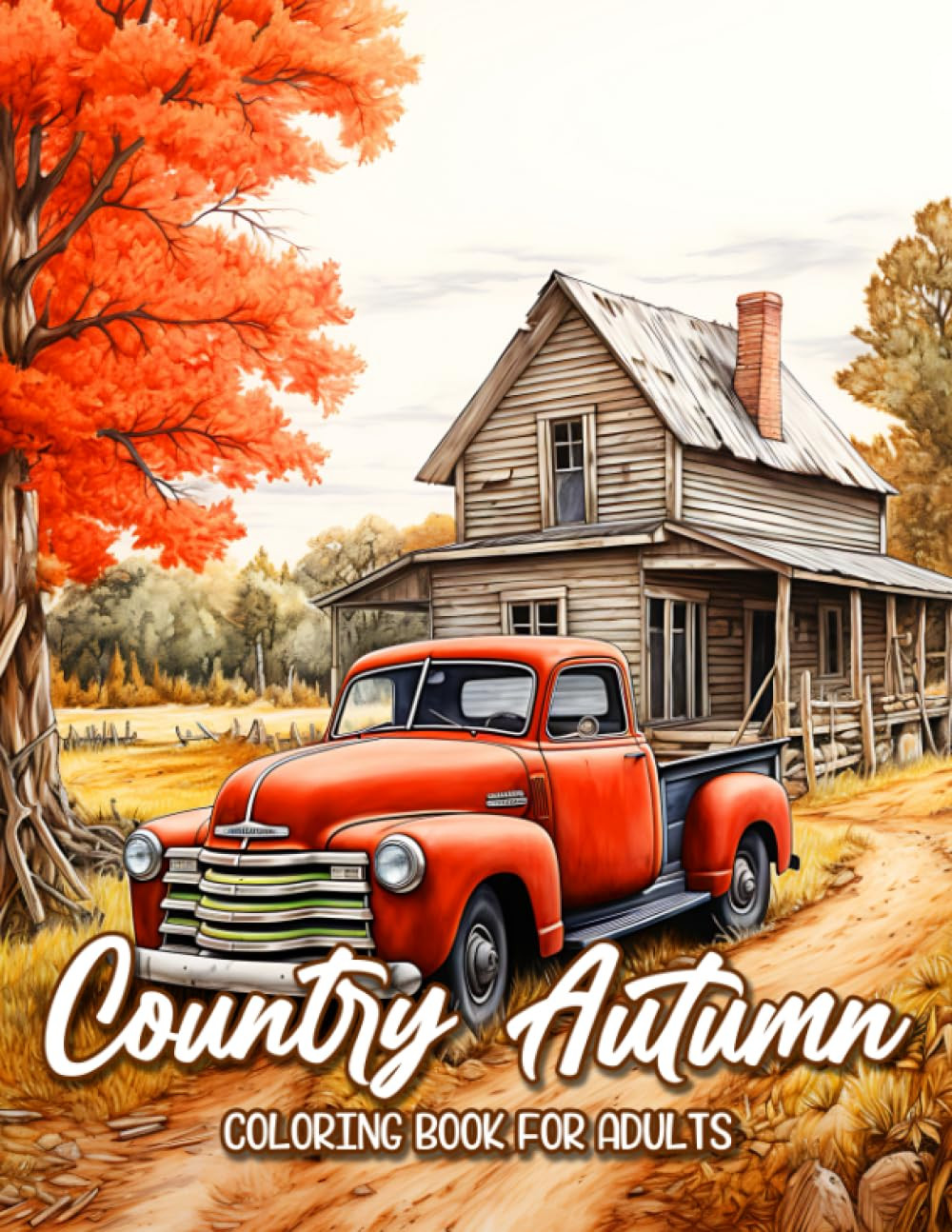 Country Autumn Coloring Book, The Colorists Corner