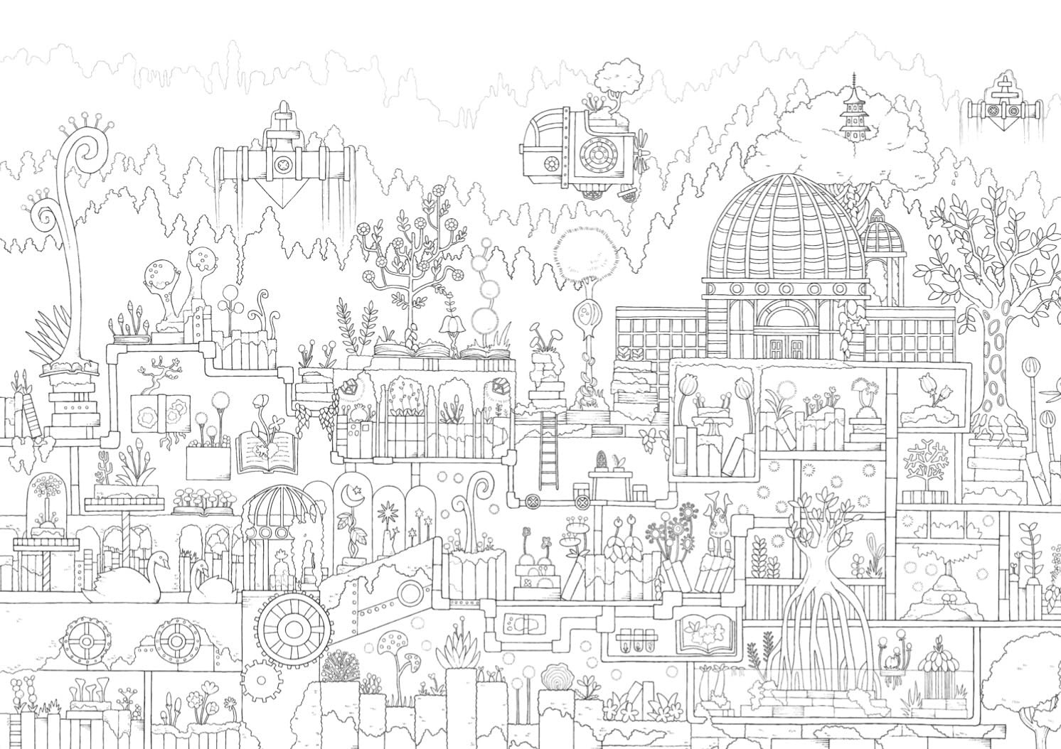 Kuso Street Goods Store Seasonal Journey Coloring Book - Imagem 3