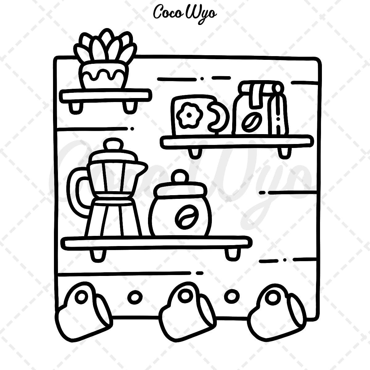 Stress Relief: Coloring Book, Coco Wyo - Imagem 4