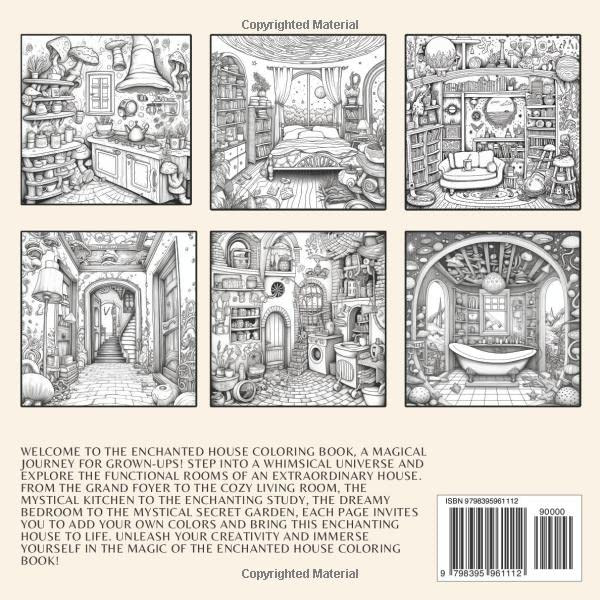 Enchanted House Coloring Book, Berry First - Imagem 2