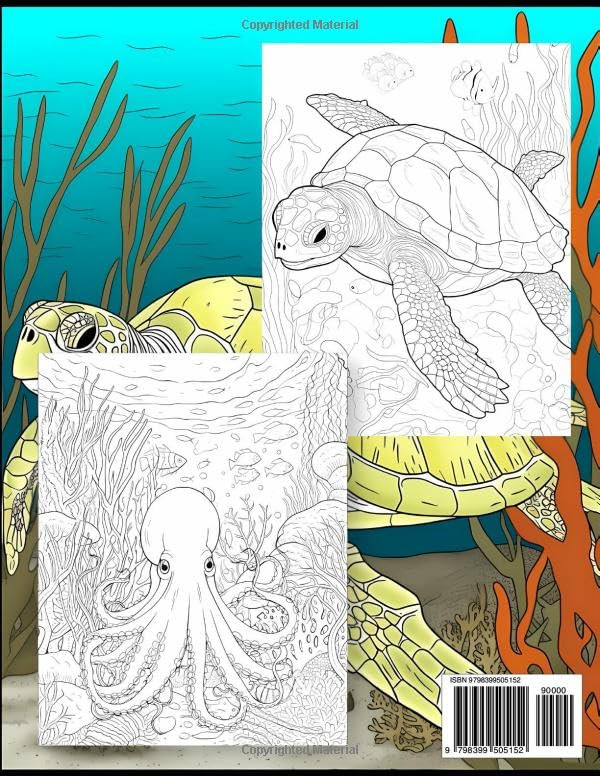 Amazing Seabed Coloring Book, Artistic Explorers - Imagem 2