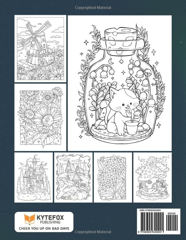 Stress Relief Coloring Book, Kytefox - Imagem 2