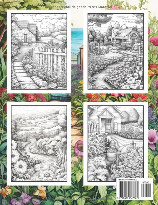 Malbuch fuer Erwachsene Garten 2.0 - Imagem 2