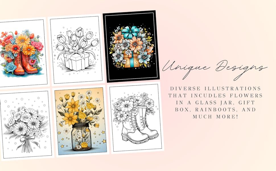 Flower Realm: Flower Coloring Book, We Color - Imagem 3