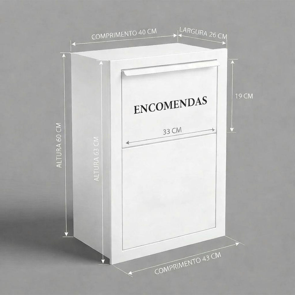 Miniatura: Caixa de Correio Para Encomendas Anti-Furto