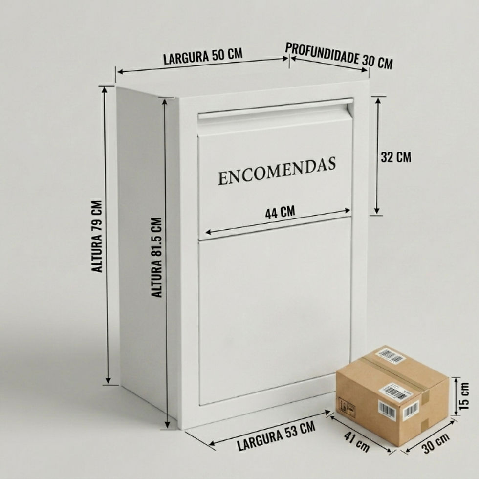 Miniatura: Caixa de Encomendas M Antifurto Sem Cartas