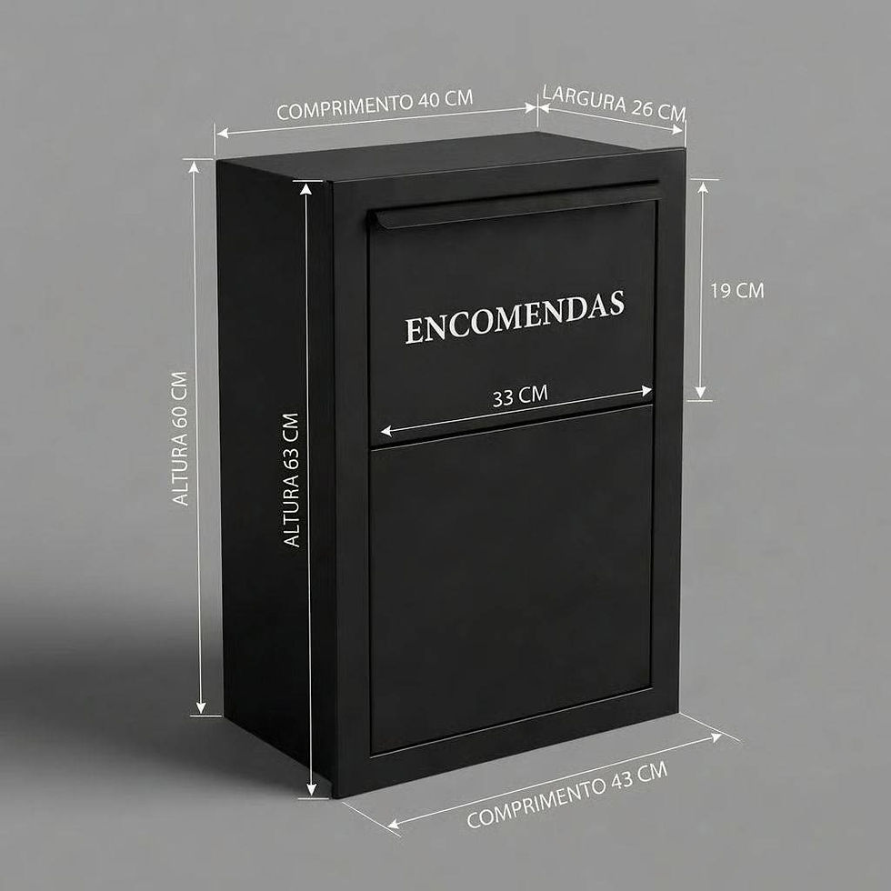 Miniatura: Caixa de Correio Para Encomendas Anti-Furto