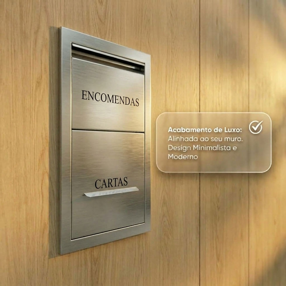 Miniatura: Caixa de Encomendas Modelos em Inox
