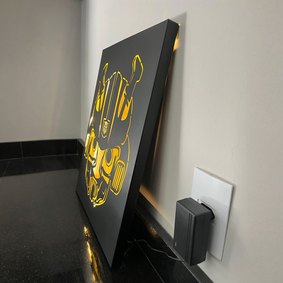 Miniatura: Placa de Decoração (Bumblebee)