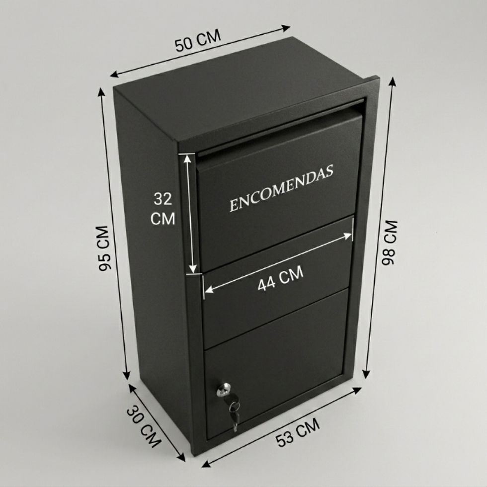 Miniatura: Caixa de Encomendas G Frontal Antifurto