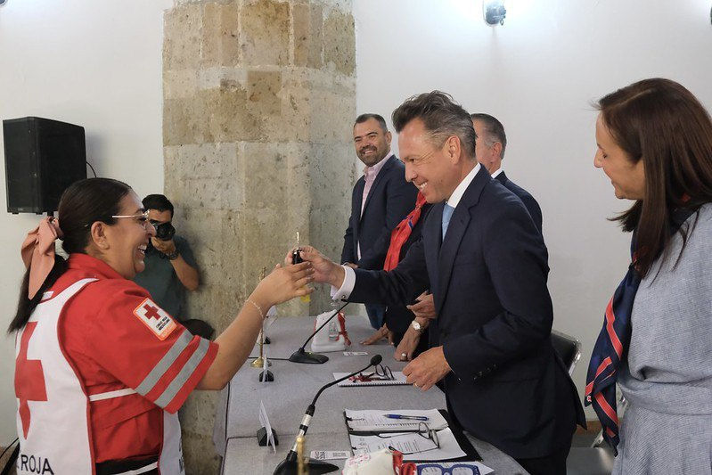 Inicia la Colecta Anual 2025 de la Cruz Roja en Jalisco con seis nuevas ambulancias y un llamado a donar
