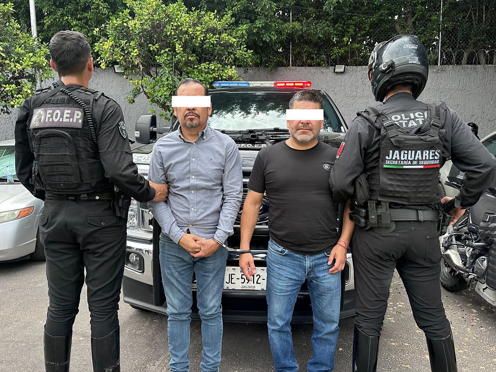 Detienen a dos escoltas ‘piratas’ en Tlajomulco de Zúñiga