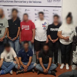 Comisaría tapatía desarticula banda de presuntos ladrones de carga pesada y detiene a 12