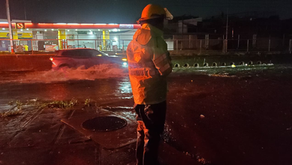 Reporte árboles caídos e inundación lluvia 27 julio por la noche