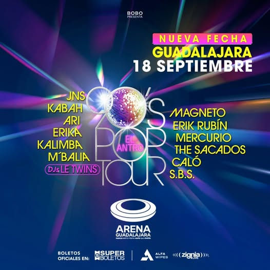 90s Pop Tour EL ANTRO