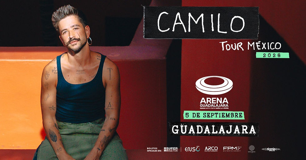 La superestrella colombiana Camilo anuncia hoy su gira mundial 