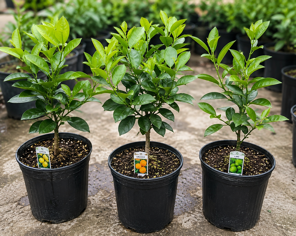 Young Citrus Trees