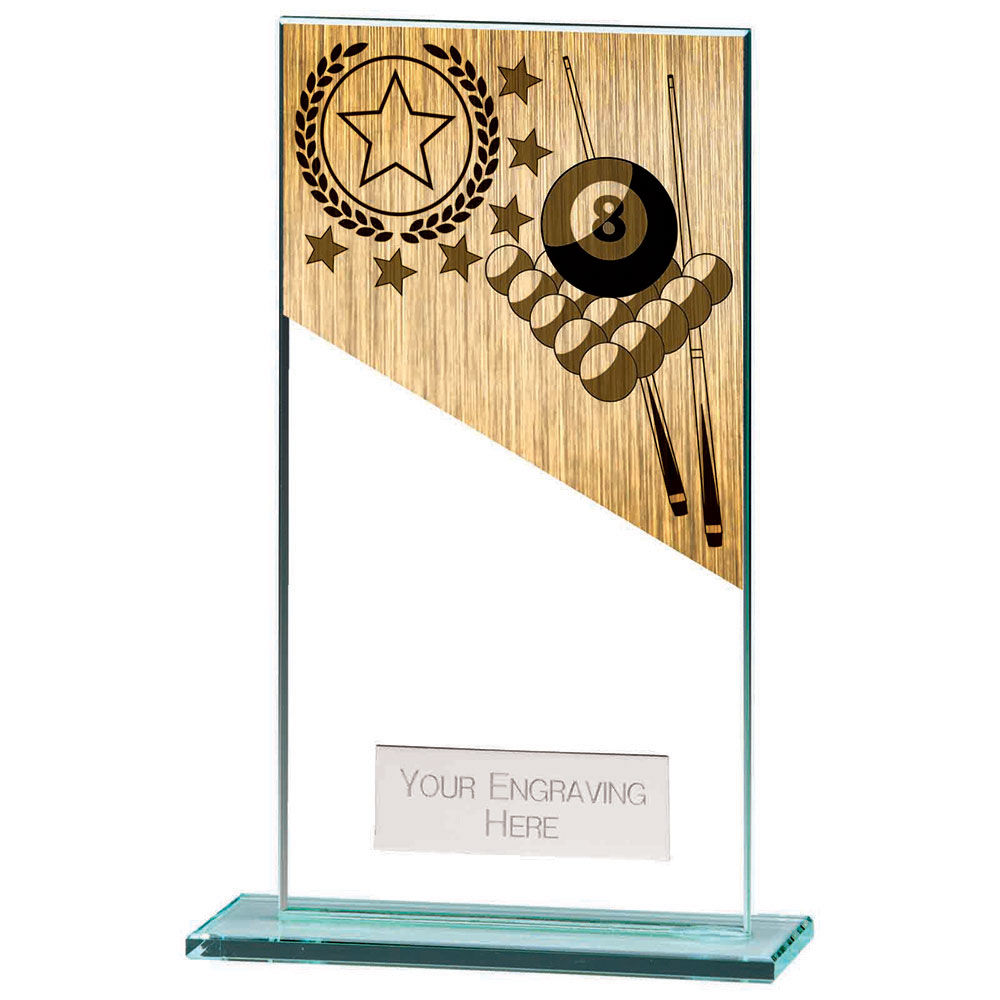 Mustang Pool Jade Glass Award 160mm