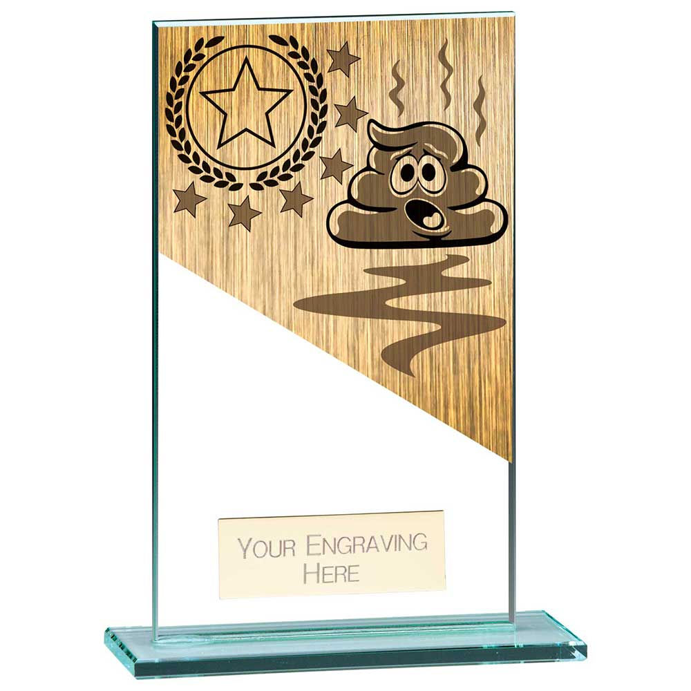 Mustang Poo Jade Glass Award 140mm