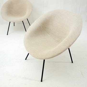 Paire de fauteuils de Claude Vassal 1950
