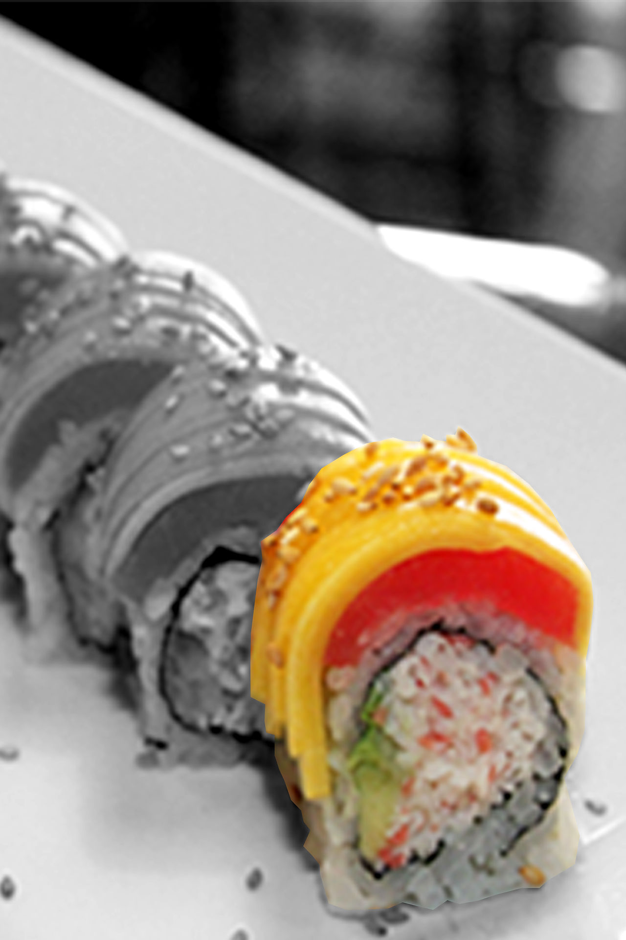 Specialty Rolls Hamachi Sushi