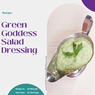 Green Goddess Salad Dressing