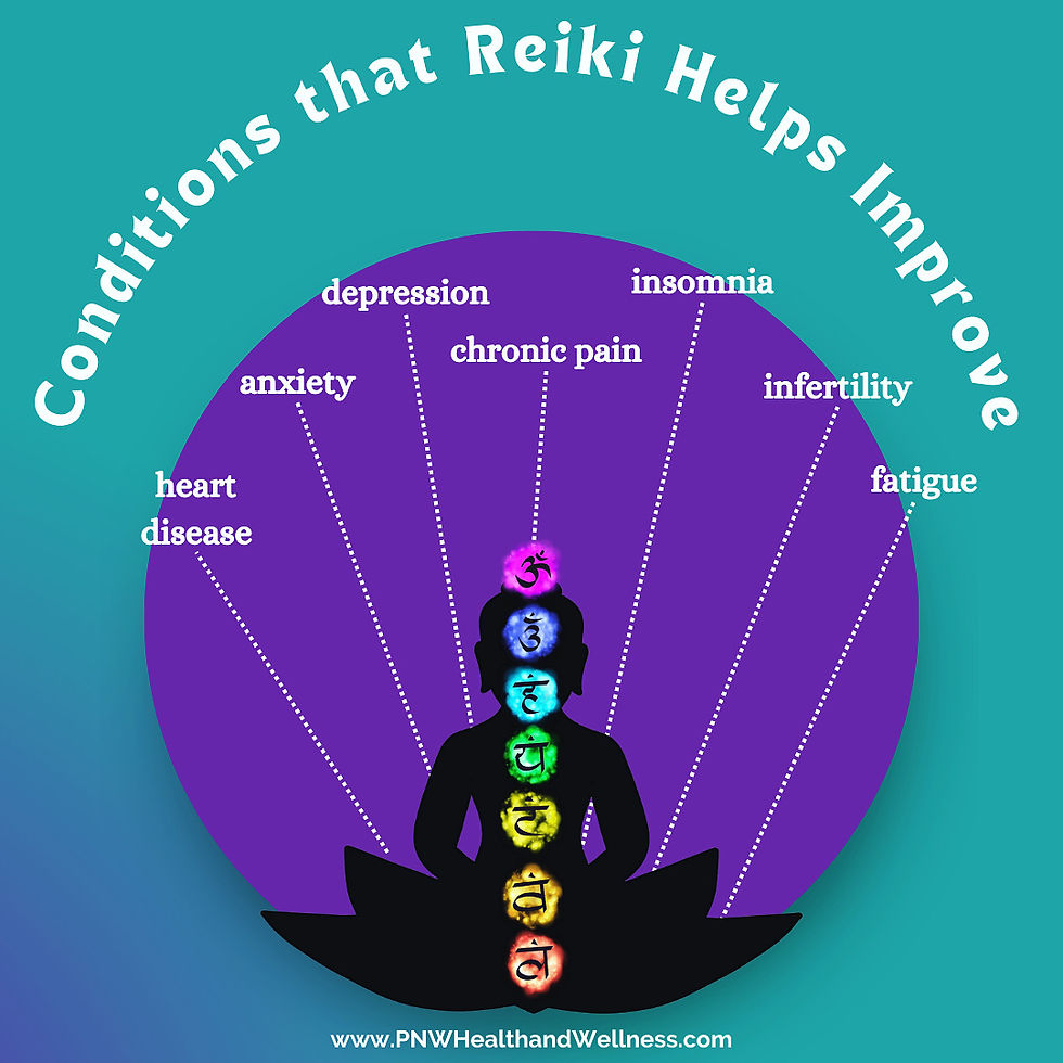 Conditions that Reiki Helps Improve