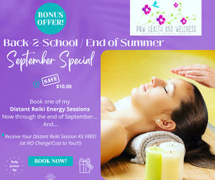 Book a Distant Reiki Energy Session With Me!