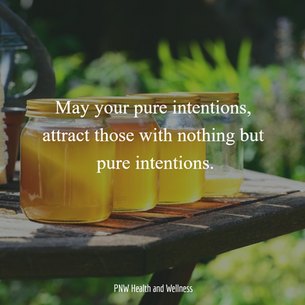 May your pure intentions...