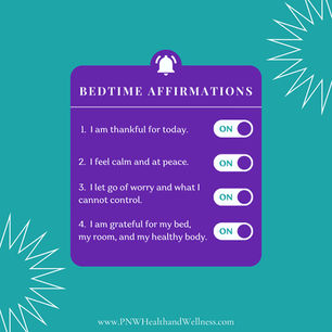😴 Bedtime Affirmations 🛌