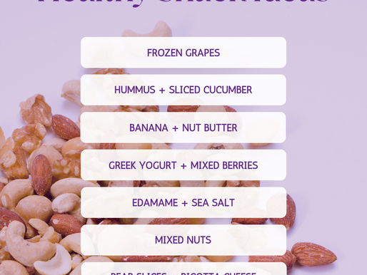 🍇 Healthy Snack Ideas 🥒