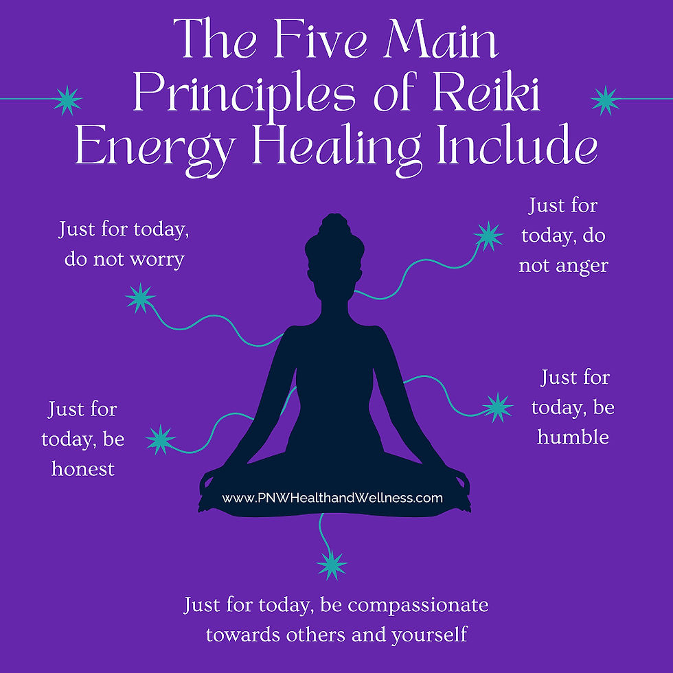 The Five Main Principles of Reiki Energy Healing