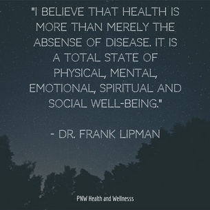 I believe that health is...