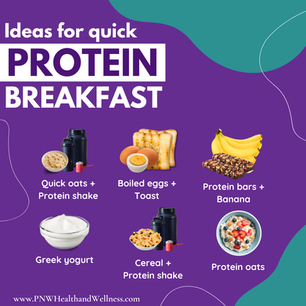 🍌 Ideas For Quick Protein Breakfast 🍳