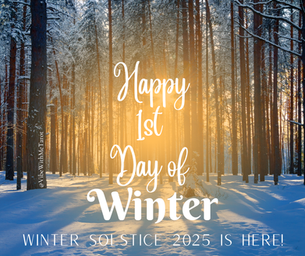 Happy 1st Day of Winter!