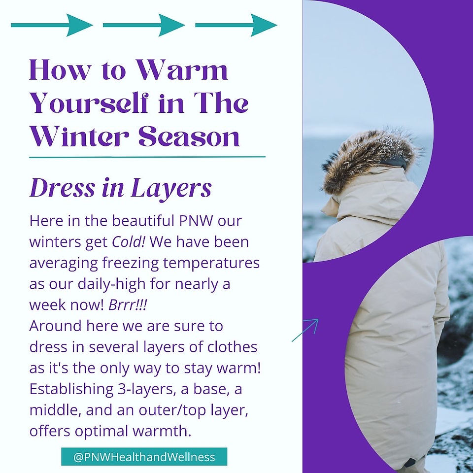 How to Warm Yourself in the Wi