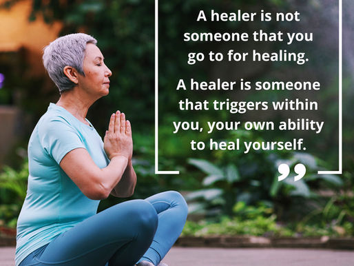 “A healer is not someone that you go to for healing.
