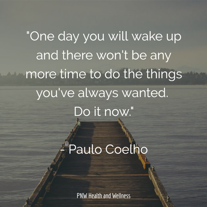 One day you will wake up...