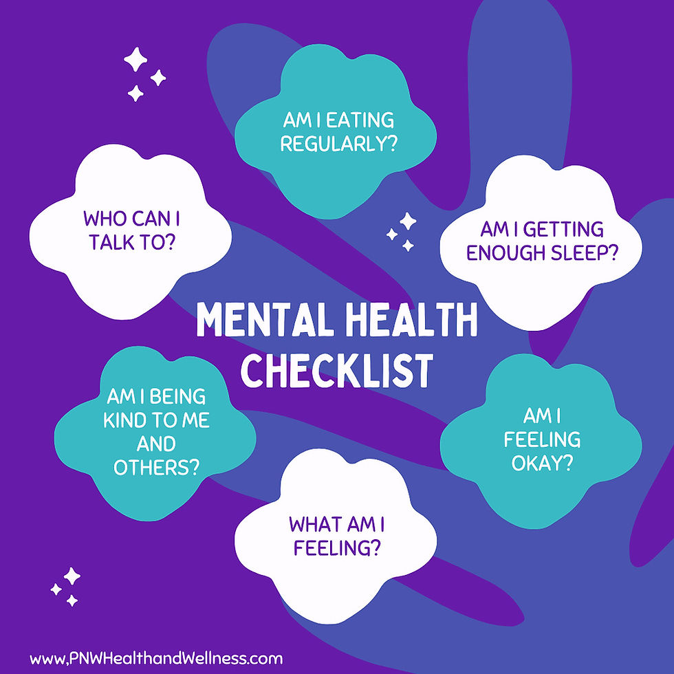 Mental Health Checklist